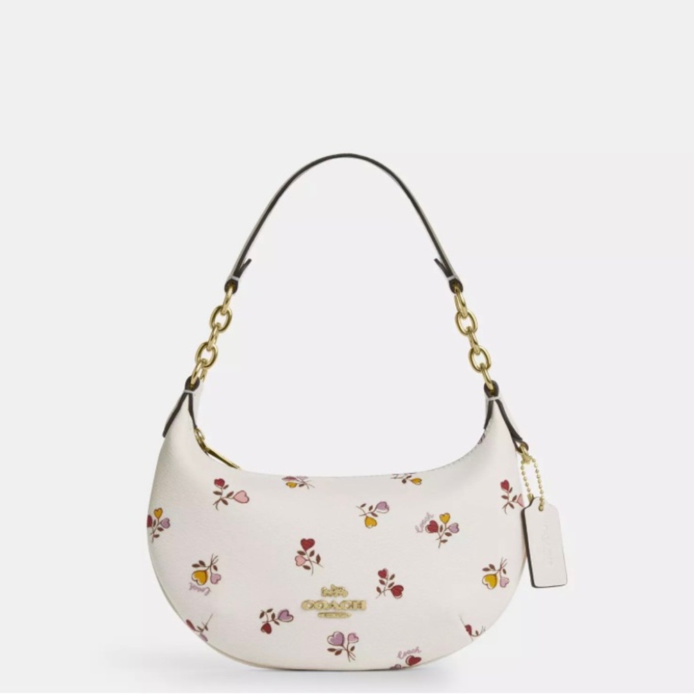 NWT Coach Mini Payton Bag With Heart Print